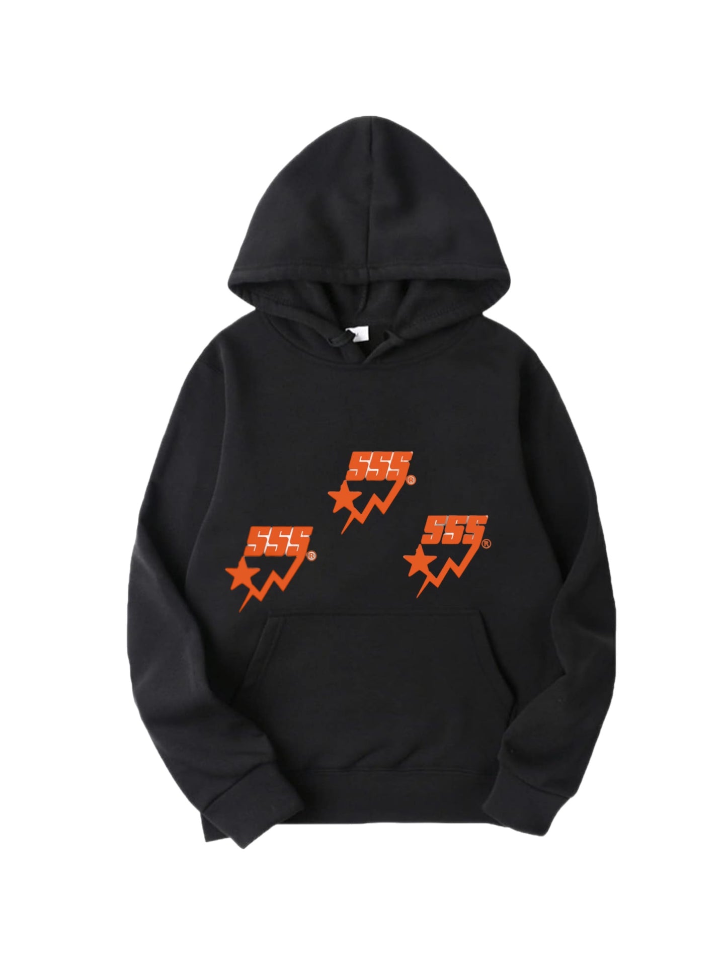 Orange 555 Star hoodies
